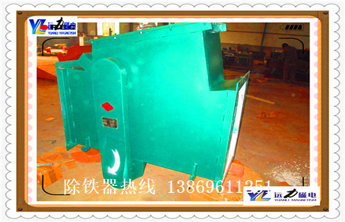 液體管道除鐵器，液體漿料管道式除鐵器_遠(yuǎn)力液體漿料管道式除鐵器12000高斯 可定制工作原理_安裝示意圖 